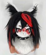 Fursuit Head Vampire Canine, Hobby en Vrije tijd, Ophalen of Verzenden, Zo goed als nieuw