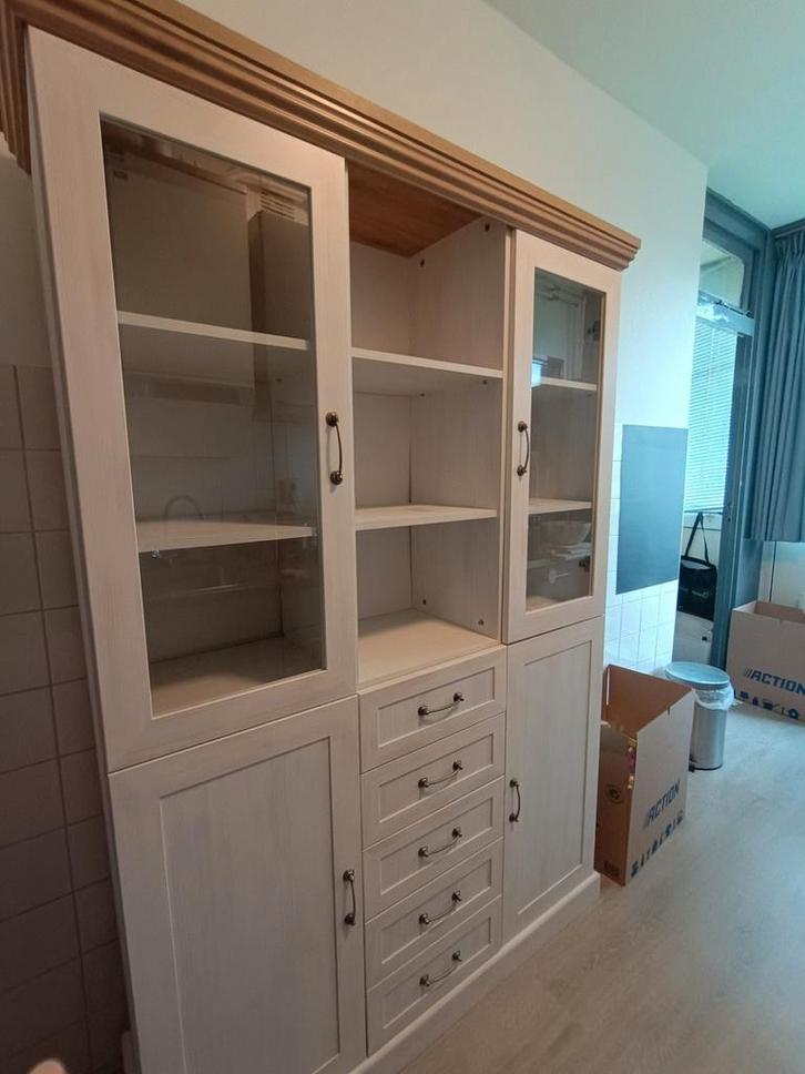 Buffet/vitrinekast, Huis en Inrichting, Kasten | Buffetkasten, Gebruikt, 150 tot 200 cm, 100 tot 150 cm, 25 tot 50 cm, Met lade(s)