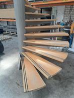 spiltrap hardhouten treden, draaitrap, wentel trap., Doe-het-zelf en Verbouw, Ladders en Trappen, Ophalen, Gebruikt, Trap, 2 tot 4 meter