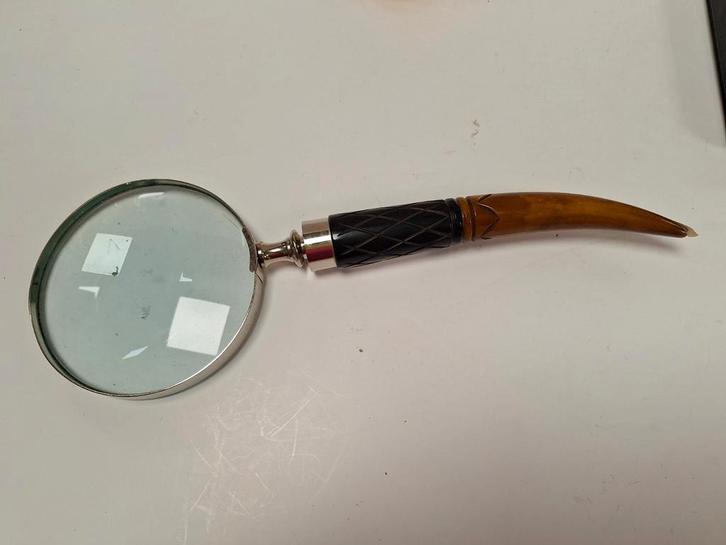 Grootformaat professionele loep vergrootglas zgan, Hobby en Vrije tijd, Vergrootglazen, Loepen en Loeplampen, Zo goed als nieuw