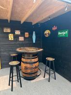 Statafel | hertog jan | Heineken | wijnvat |, Tuin en Terras, 150 liter of meer, Ophalen, Zo goed als nieuw, Hout