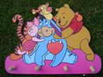 Houten kapstok van Winnie de pooh en zijn vriendjes, Ophalen of Verzenden, Nieuw, Kapstokje