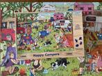 Hop puzzel happy campers, Hobby en Vrije tijd, Denksport en Puzzels, Ophalen of Verzenden, Zo goed als nieuw
