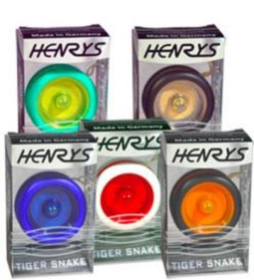 Jojo Henrys Tiger Yoyo type Snake + boekje met tricks and ti beschikbaar voor biedingen