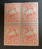 Nedederlands indie blokje proeven, Postzegels en Munten, Postzegels | Nederlands-Indië en Nieuw-Guinea, Verzenden