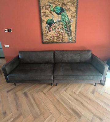 BePureHome Rodeo Bank + Poef - Nette Staat! beschikbaar voor biedingen