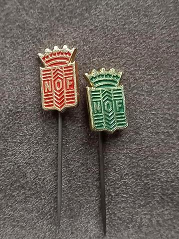 2 speldjes NOF (Nederlandse Olie Fabriek)
 beschikbaar voor biedingen