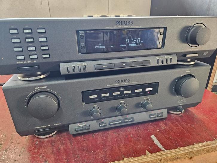 Philips FA931 versterker en FT930 tuner, Audio, Tv en Foto, Stereo-sets, Gebruikt, Philips, Ophalen