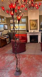 Vloerlamp Queens Gallery, laatste twee, 3 kelken rood en wit, Ophalen, 200 cm of meer, Zo goed als nieuw, Nb