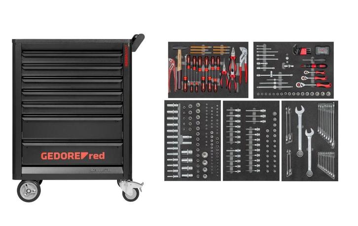 Gedore Red R22071005 (3301678) 273 Delige Gevulde, Doe-het-zelf en Verbouw, Gereedschap | Handgereedschap