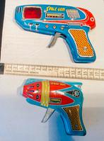 2 blikken 1950s Space Gun geweertjes,pistooltjes,Shudo,Japan, Ophalen