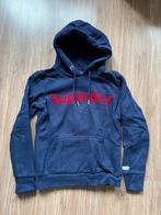 Superdry hoodie maat S (36 trui sweater donkerblauw rood), Ophalen of Verzenden, Maat 36 (S), Gedragen, Superdry