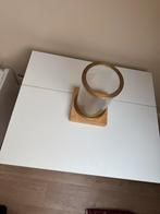 IKEA Inklapbare Eettafel, Overige materialen, 100 tot 150 cm, Wit, Vierkant