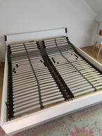 Bed met lattenbodems - Tweepersoons 210 x 180, Huis en Inrichting, Slaapkamer | Bedden, Ophalen, Tweepersoons, 180 cm, Hout