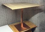 Pedrali tafel HPL 89x89cm rosé goud / koper kleurige voet, Huis en Inrichting, Ophalen, 50 tot 100 cm, 50 tot 100 cm, Zo goed als nieuw