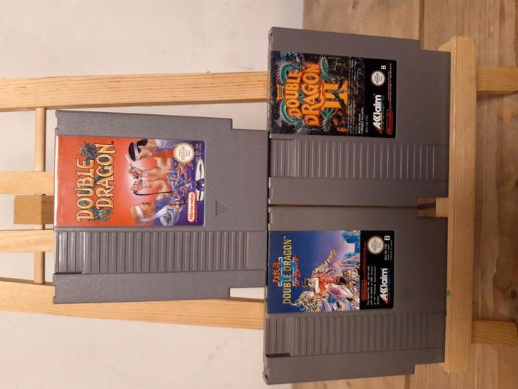 Double dragon 1, 2 en 3 voor de nes in 1 koop, Spelcomputers en Games, Games | Nintendo NES, Zo goed als nieuw, 1 speler, Vanaf 3 jaar