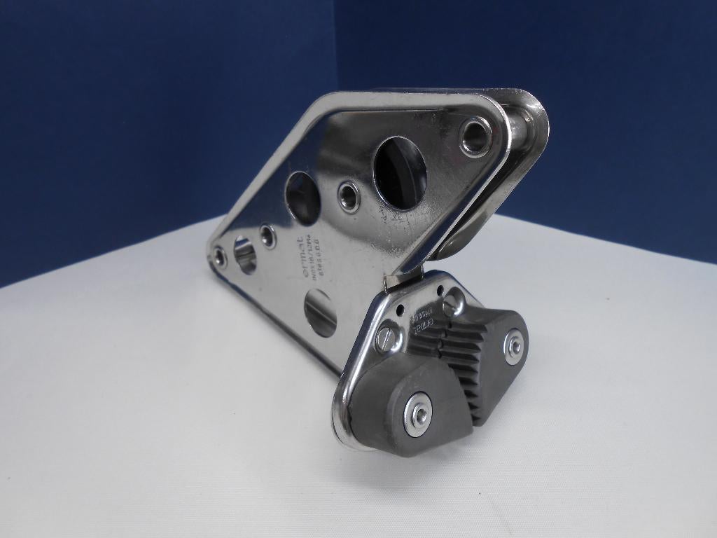 RVS Vioolblok + klem + hondsvot voor 10 - 11 mm lijn, Watersport en Boten, Accessoires en Onderhoud, Ophalen of Verzenden, Gebruikt