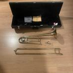 Jupiter trombone met mondstuk, koffer en benodigdheden, Ophalen, Gebruikt, Tenor, Met koffer