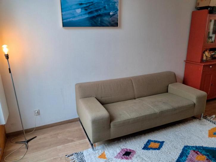 Groene bank 200 bij 90, Huis en Inrichting, Banken | Bankstellen, Gebruikt, 200 tot 250 cm, 75 tot 100 cm, Ophalen of Verzenden