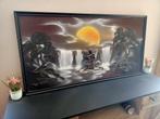 romantische wanddecoratie 125x65cm, Ophalen, Zo goed als nieuw