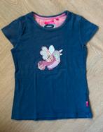 Little Miss Juliette donkerblauw shirt maat 110, Gebruikt, Little Miss Juliette, Meisje, Ophalen of Verzenden