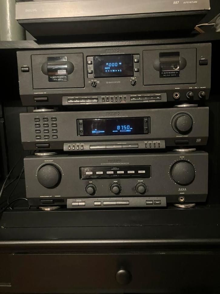 Philips 930 stereoset, Audio, Tv en Foto, Stereo-sets, Zo goed als nieuw, Cassettedeck, Philips, Ophalen