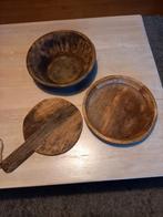 3 houten woonaccessoires, Huis en Inrichting, Woonaccessoires | Overige, Ophalen of Verzenden, Zo goed als nieuw