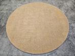 Handgemaakt oosters rond wol Berber tapijt effen 170x170cm