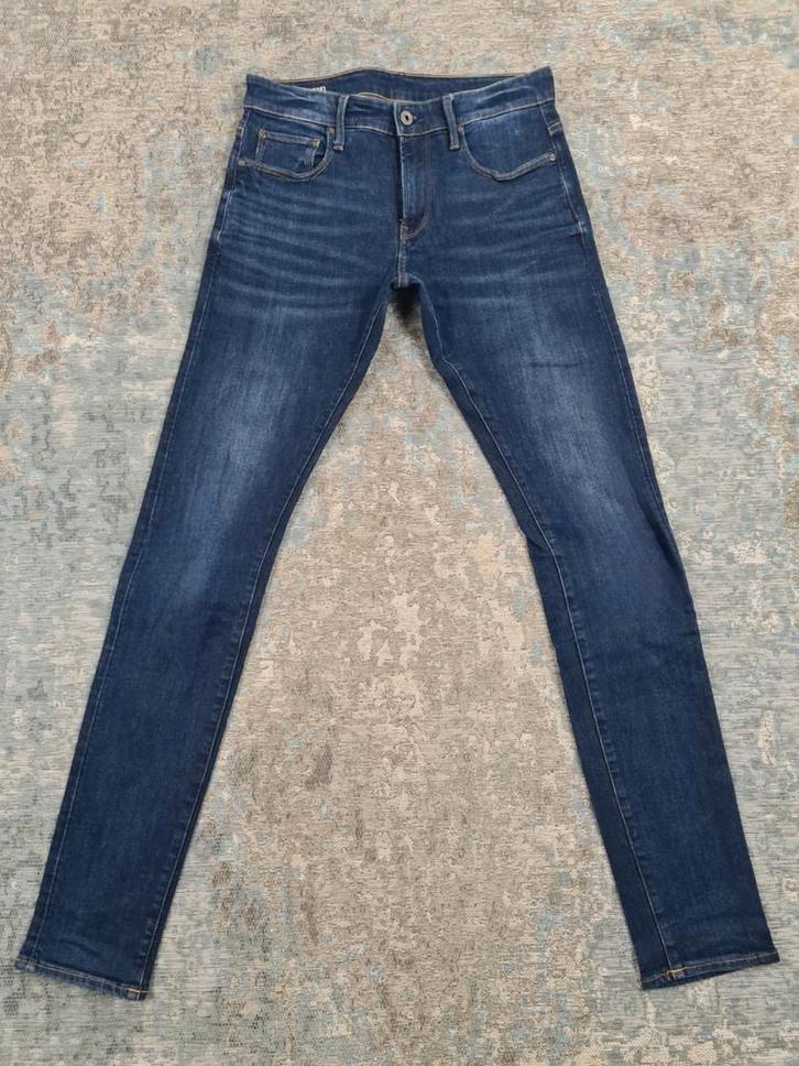 G-Star 3301 Skinny W29 L34 Skinny STRETCH Blauw Bronno2934, Kleding | Heren, Spijkerbroeken en Jeans, Zo goed als nieuw, W32 (confectie 46) of kleiner