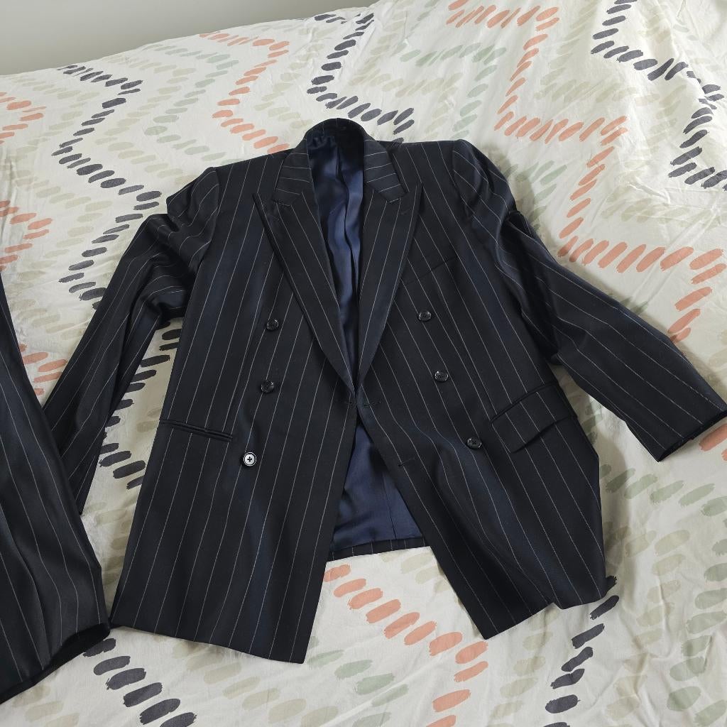 Maatpak Maat 52, Kleding | Heren, Kostuums en Colberts, Maat 52/54 (L), Onbekend, Blauw, Ophalen of Verzenden