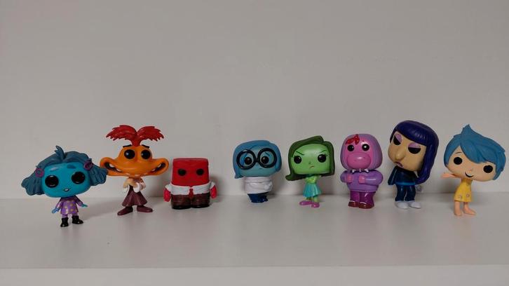 Figuren Inside out set, Verzamelen, Poppetjes en Figuurtjes, Zo goed als nieuw, Ophalen of Verzenden