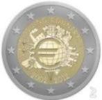 2 euro per land, per jaar, Ophalen of Verzenden, Overige landen, 2 euro, Losse munt
