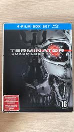 Terminator 1 2 3 4 blu ray NL versie quadrilogy steelbook, Cd's en Dvd's, Blu-ray, Ophalen of Verzenden, Zo goed als nieuw, Actie