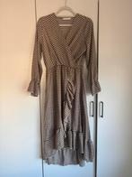 Lange bruine dames jurk, Kleding | Dames, Jurken, Bruin, Verzenden, Maat 42/44 (L), Zo goed als nieuw