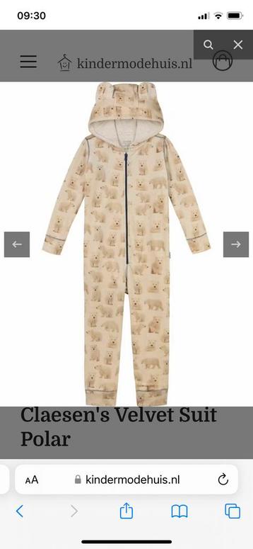 Claesens onesie ijsberen maat 6  beschikbaar voor biedingen