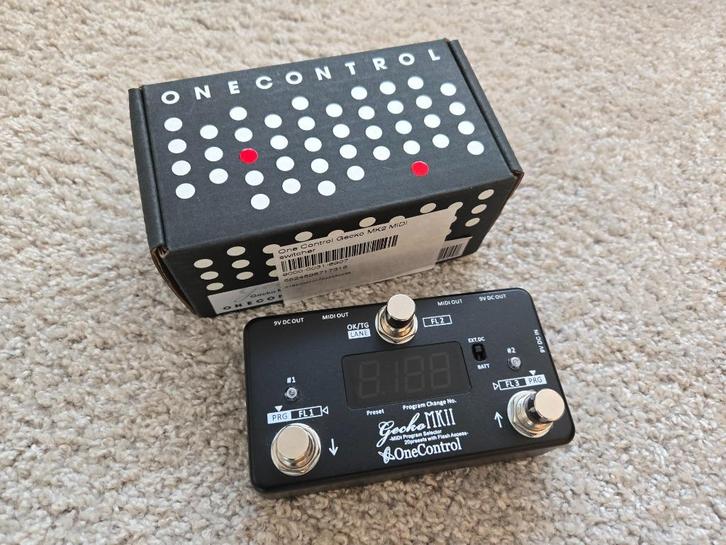 One Control Gecko MK II MIDI Switcher, Muziek en Instrumenten, Midi-apparatuur, Zo goed als nieuw, Ophalen of Verzenden