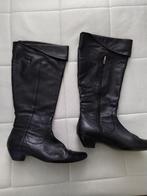 Zwarte laarzen merk Ara maat 7,5 / 41 wijdte H - echt leer, Hoge laarzen, Zwart, Ophalen of Verzenden, Gedragen