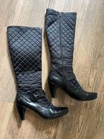 Lodi hoge laarzen met hak maat 41 zwart leer met gesp, Hoge laarzen, Zwart, Ophalen of Verzenden, Zo goed als nieuw
