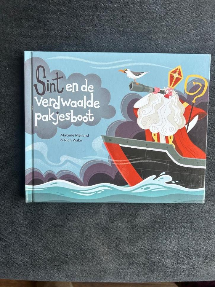 Sint en de verdwaalde pakjesboot boek hoogvliet sinterklaas, Diversen, Sinterklaas, Nieuw, Ophalen of Verzenden