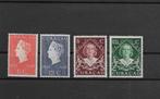 Curaçao 1948. NVPH 196 t/m 199, Ongebruikt., Postzegels en Munten, Postzegels | Nederlandse Antillen en Aruba, Verzenden, Postfris