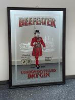 Vintage Reclamebord | Bar Spiegel Mancave | Beefeater Gin, Ophalen of Verzenden, Zo goed als nieuw, Reclamebord