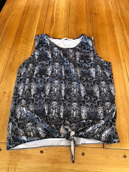 Nieuwe grijze G.Ricceri top, maat L, Kleding | Dames, Tops, Nieuw, Maat 42/44 (L), Grijs, Zonder mouw, Verzenden