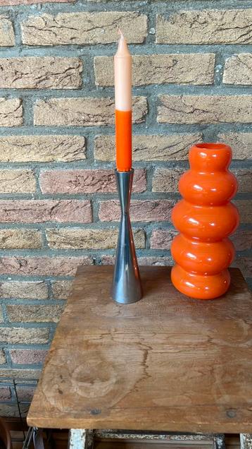 Vintage Ikea jaren 90 aluminium kaarsenstandaard. beschikbaar voor biedingen