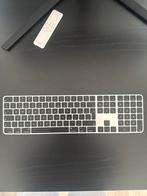 Apple Magic Keyboard Zwart - Touch ID & Numeriek, Ophalen, Multimediatoetsen, Zo goed als nieuw, Draadloos