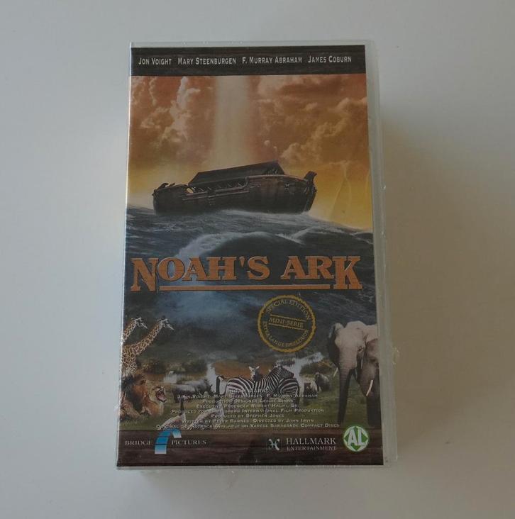 Noah's Ark - Dubbel Box VHS Mini Serie uit 1999 - NIEUW, Cd's en Dvd's, VHS | Film, Nieuw in verpakking, Alle leeftijden, Ophalen