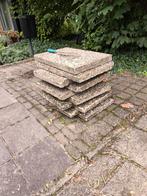 gratis 9 grintegels 60 x 40 cm, Tuin en Terras, Ophalen, Gebruikt, Minder dan 5 m², Beton