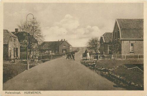 (701-365-033) Hurwenen Molenstraat, Verzamelen, Ansichtkaarten | Nederland, Gelderland, Verzenden