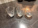 3 Simpele Glazen, Glas of Glazen, Ophalen of Verzenden, Effen, Glas