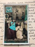 1909 Heureux Noël - moeder en dochters - lang haar, Ophalen of Verzenden, Voor 1920, Gelopen, Feest(dag)