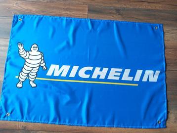 DE MICHELIN MAN BANNER 60X90 MET BEVESTIGGINGS OGEN beschikbaar voor biedingen